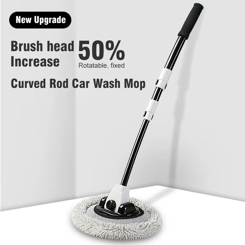 Professional Car Cleaning Brush Mop Kit with Telescopic Handle and Chenille Microfiber Head