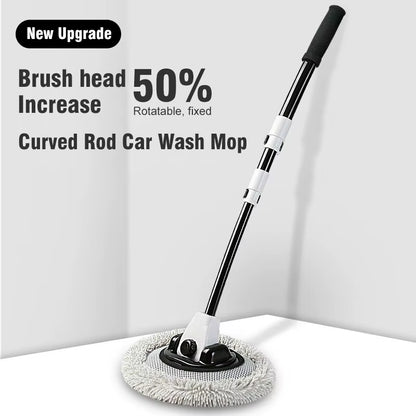 Professional Car Cleaning Brush Mop Kit with Telescopic Handle and Chenille Microfiber Head