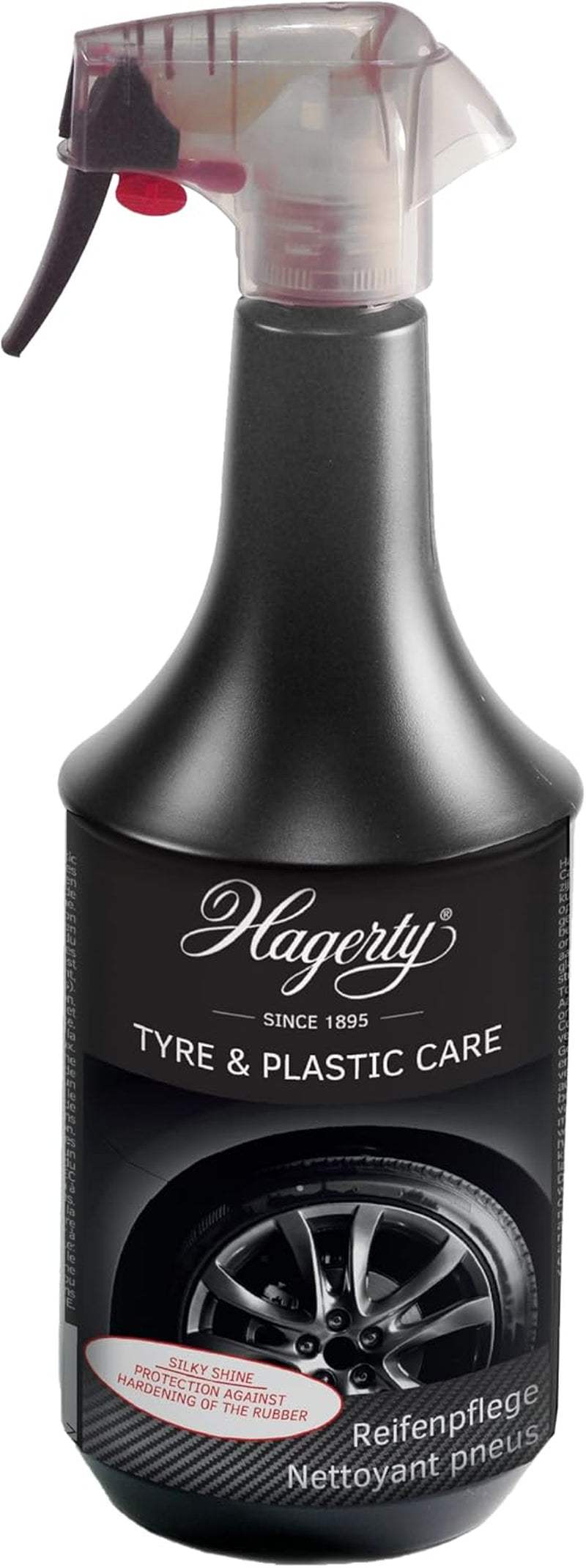 Tire & Plastic Cleaner - High-Quality Care Product - Gentle Tyre Care Car - Protective Care for Plastic & Rubber - Plastic Care for External Car Areas