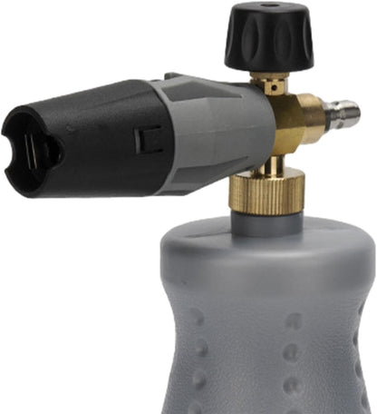 Car Pressure Washer Foam Sprayer Soap Dispenser Bottle Universal 1/4 Quick Coupling for Automotive Care Durable