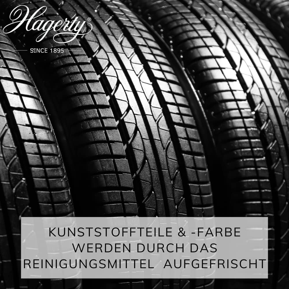Tire & Plastic Cleaner - High-Quality Care Product - Gentle Tyre Care Car - Protective Care for Plastic & Rubber - Plastic Care for External Car Areas