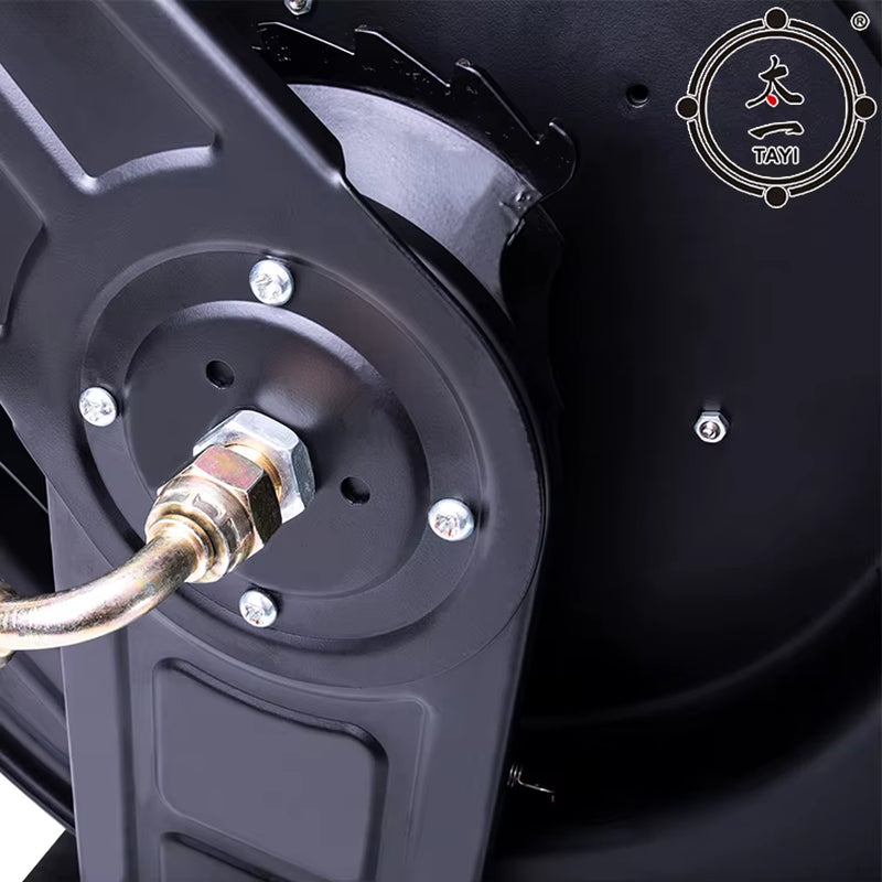 Automatic Retractable Garden Hose Reel Water Air Iron Metal Hose Reel Car Wash Stainless Steel High Pressure Washer Hose Reel