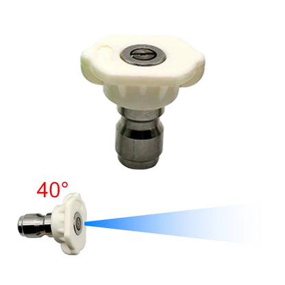 1Pcs 1/4" Quick Connect Garden High Pressure Washer Spray Nozzle 0 15 25 40 60Degree Watering Soap Nozzle Tip Garden Cleaning