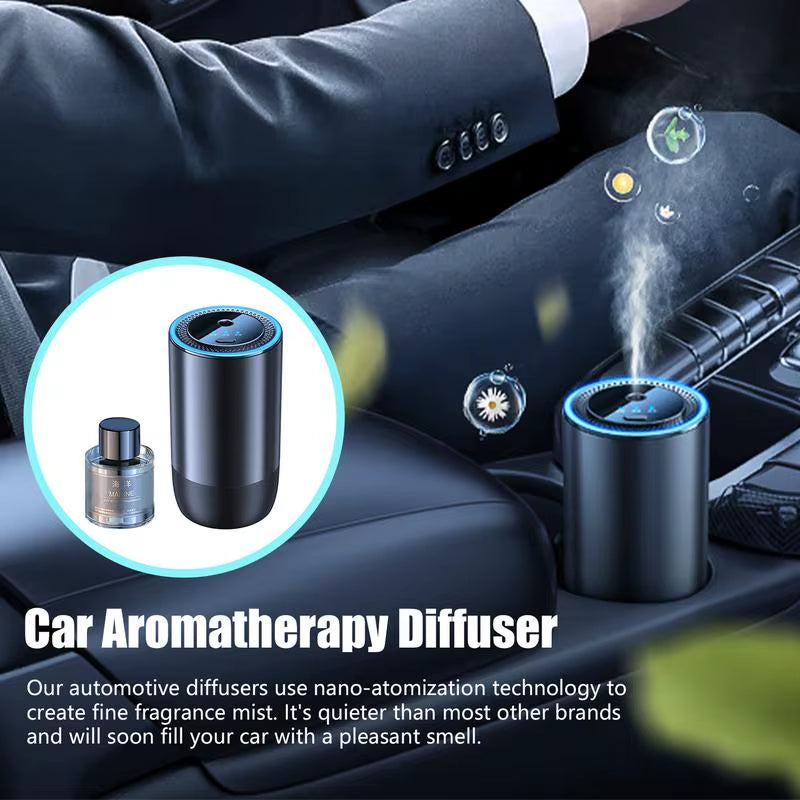 Car Oil Diffusers Fragrance Car Aroma Diffuser Car Aromatherapy Car Oil Diffuser with 3 Modes Adjustable Car Scents Air