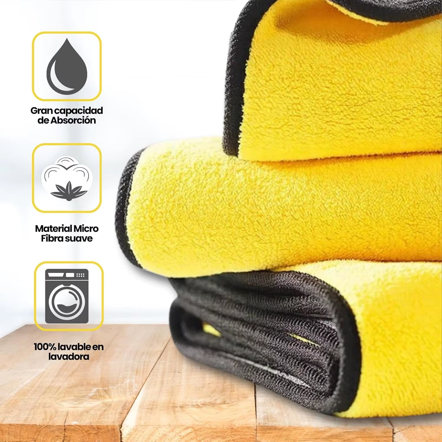 Microfiber Cleaning Towel for Professional Car Detailing and Maintenance
